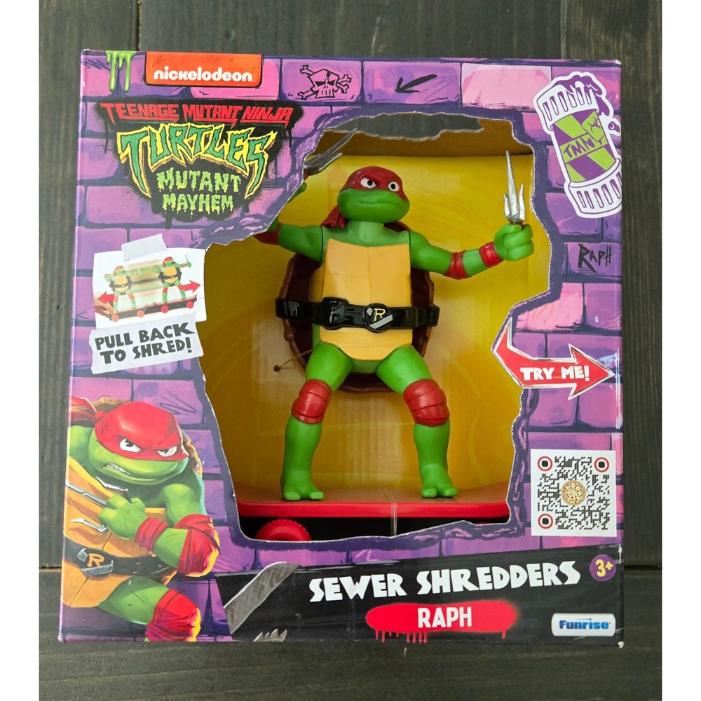Teenage Mutant Ninja Turtles Mutant Mayhem Sewer Shredders Raph Action
